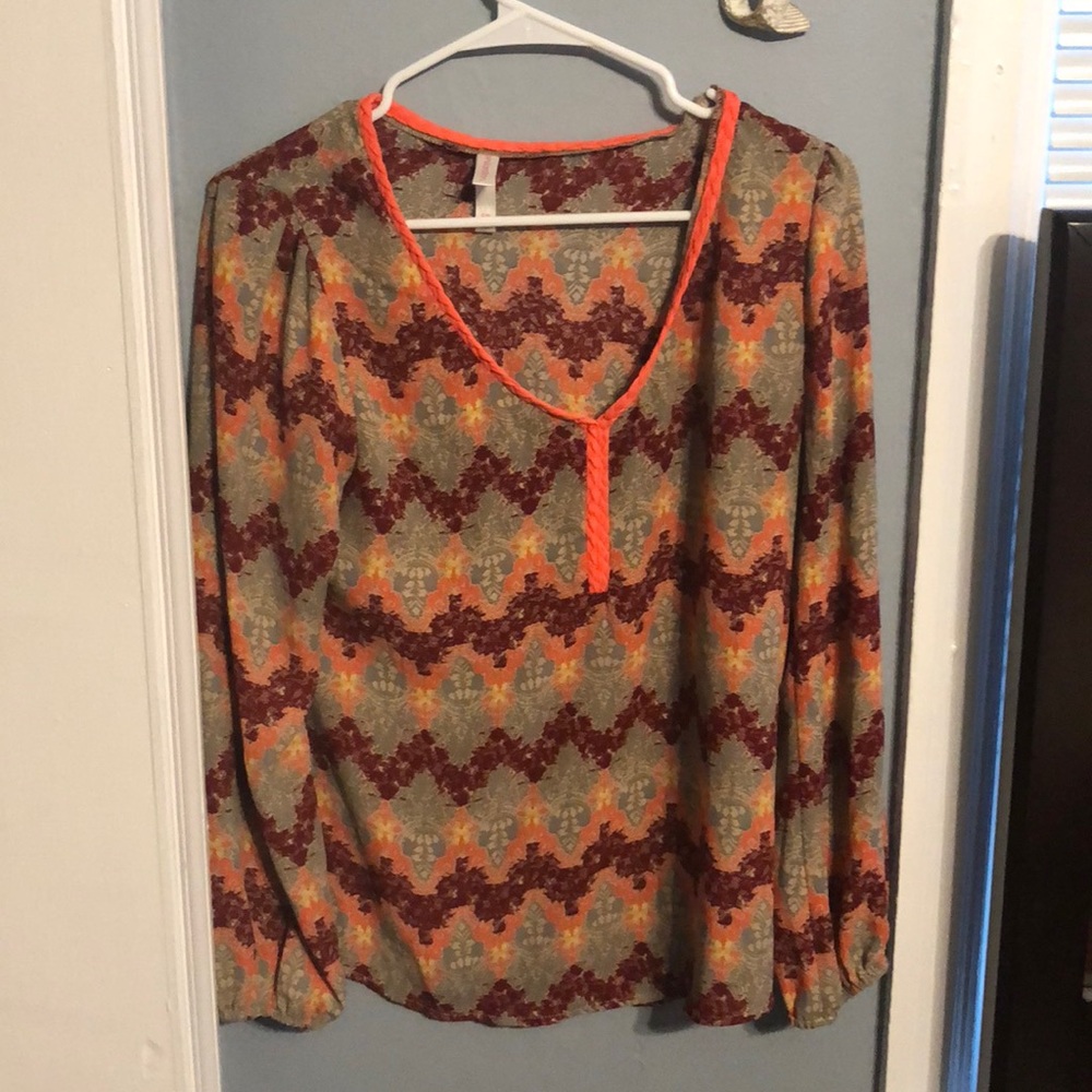 [xhilaration] long sleeve blouse